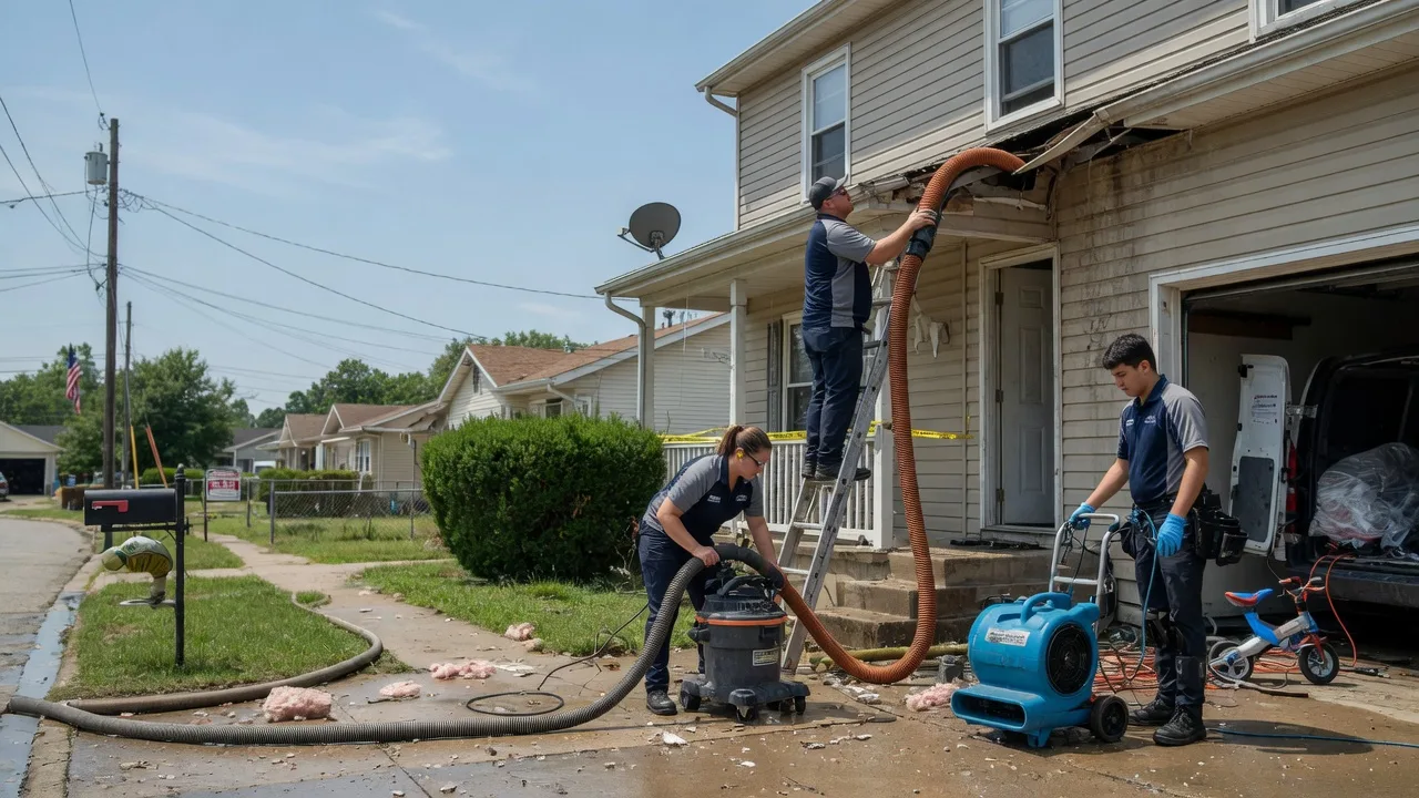 Water Damage Restoration in Rentiesville, OK near me